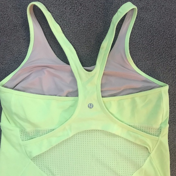 Lululemon: Neon Green Active Tank top - Picture 7 of 9